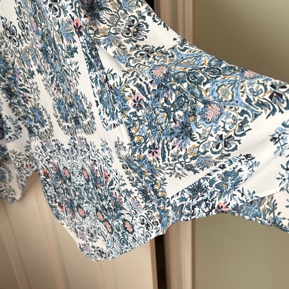 Joe Fresh Asymmetrical Blue and White Dress - Picture 2 of 7